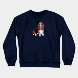 A Bassett Hound - Just the Dog Crewneck Sweatshirt